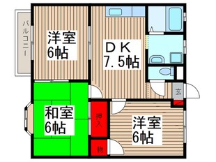 サニ－ハイツの物件間取画像